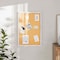 Flash Furniture Camden Rustic 20in. x 30in. Wall Mount Cork Board w/Wooden Push Pins, Whitewashed HGWA-CK-20X30-WHTWSH-GG - alternate 1